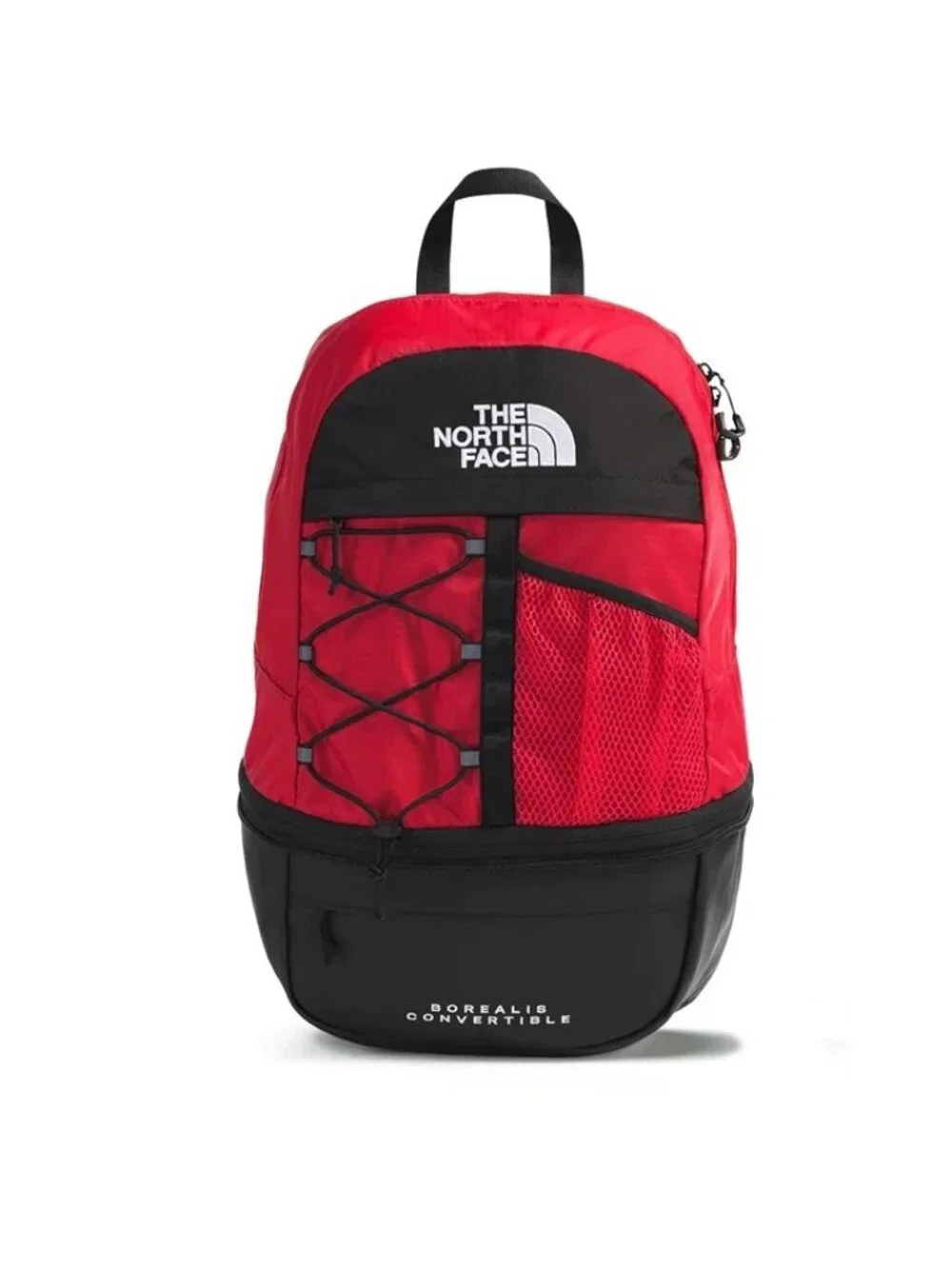 The North Face Borealis Convertible Backpack Fanny Pack Red Black One Size